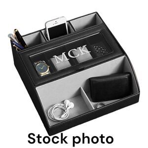 Personal Creations Leather Charging Valet